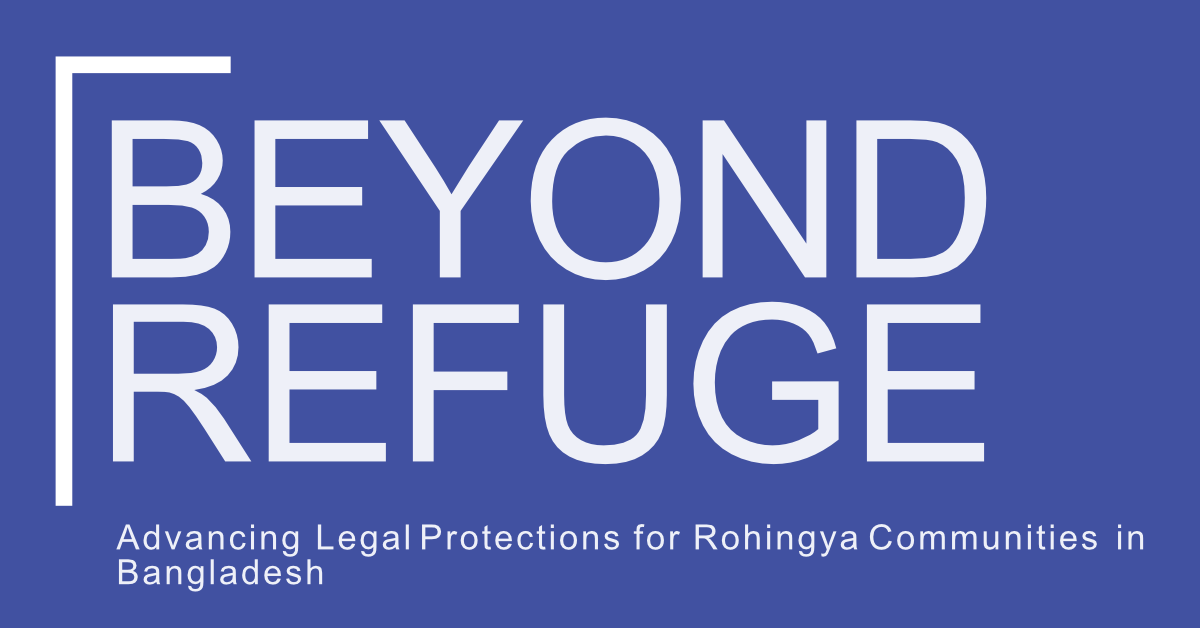 Beyond Refuge: Advancing Legal Protections for Rohingya Communities in ...